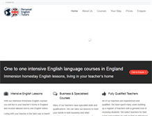 Tablet Screenshot of personalenglishtutors.com